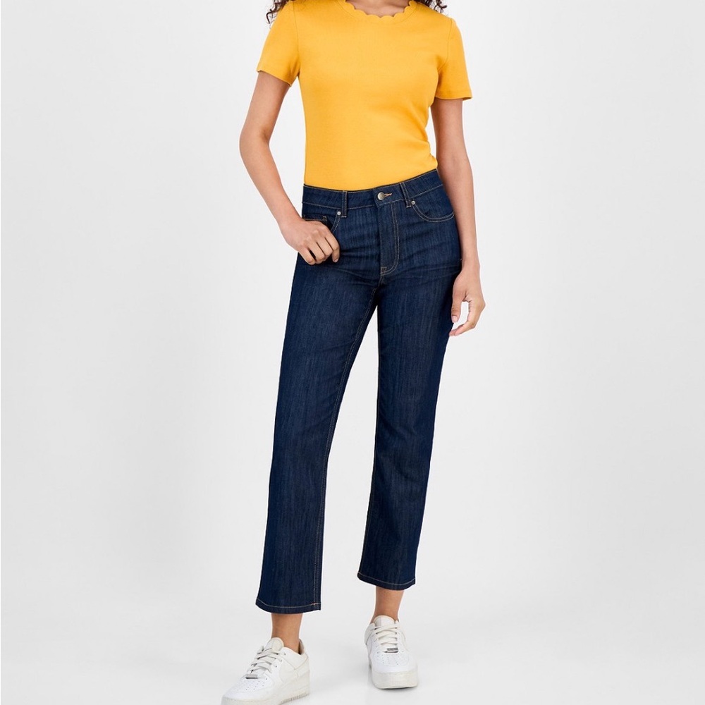 Nautica Dark Blue Women's Straight Leg Jeans - New
